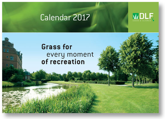 Calendar copywriting: cover from the 2017 DLF calendar