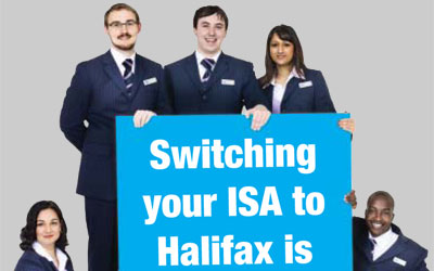 Detail from Halifax leaflet about ISA-switching