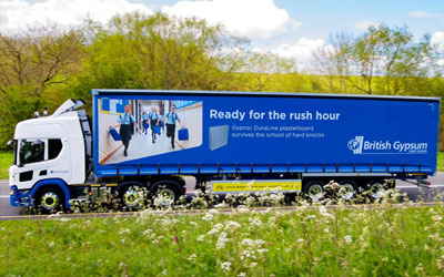 British Gypsum lorry