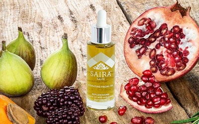 Saira Skin Hydrating Facial Oil with fruits